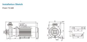Leo XST 50-200/110 centrifugális szivattyú