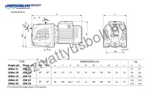 Pedrollo JSWm 1AX