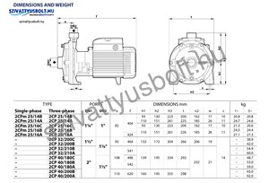 Pedrollo 2CP 32/210A