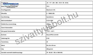 MAC3 Q-SR 24V 3db szondával