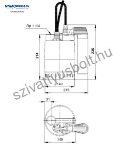 Grundfos Unilift KP 150 AV1 5M