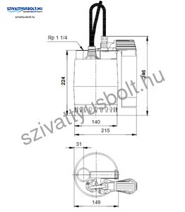 Grundfos Unilift KP 350 AV1 5M