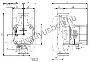 Grundfos Alpha1 25-40-180