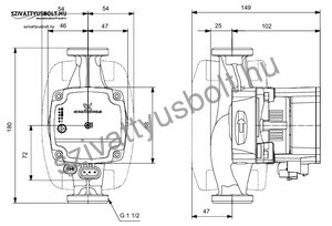 Grundfos Alpha1 25-60-180