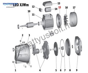 Leo XJWm 90/46 motor hátsó dekni (15)